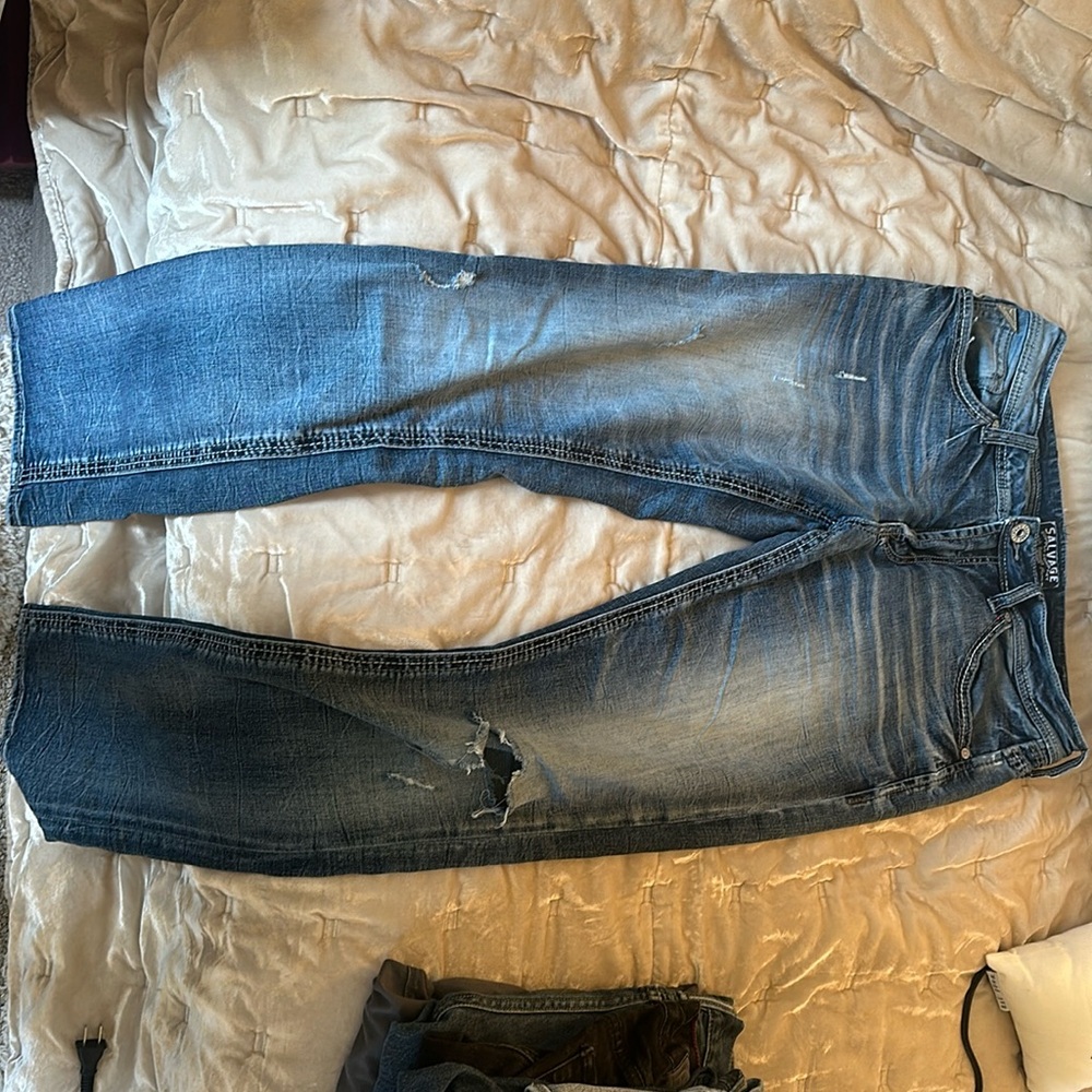 Men’s buckle/salvage jeans 34width 36length